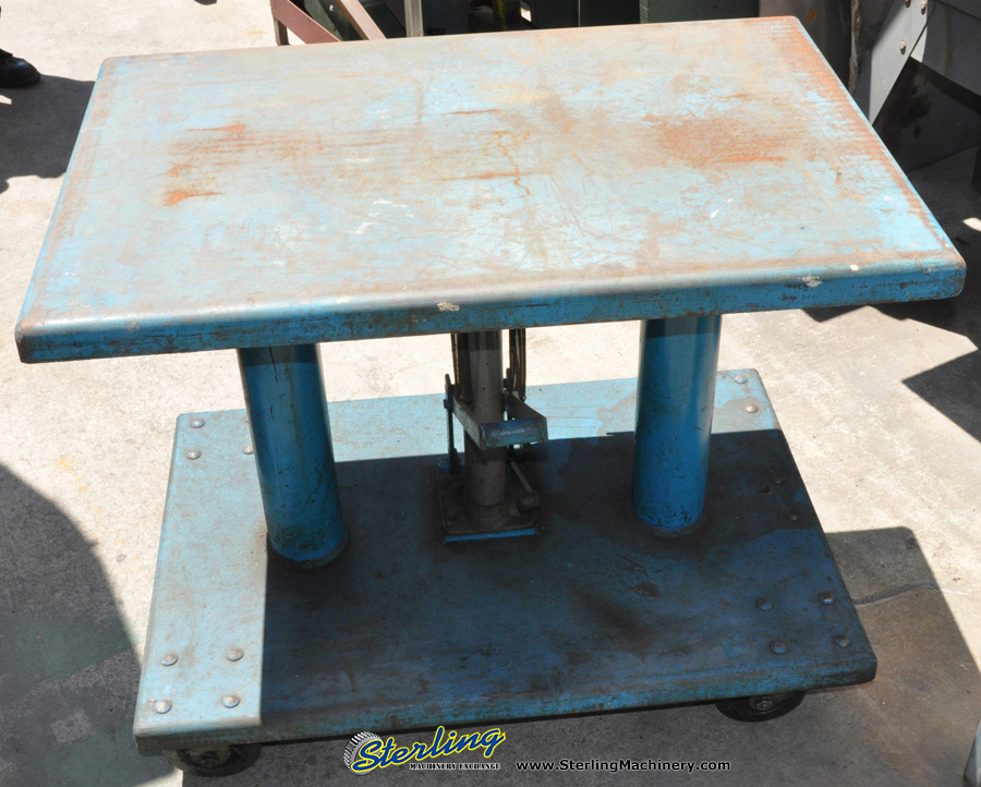 Used Herkules Hydraulic Lift Table Sterling Machinery