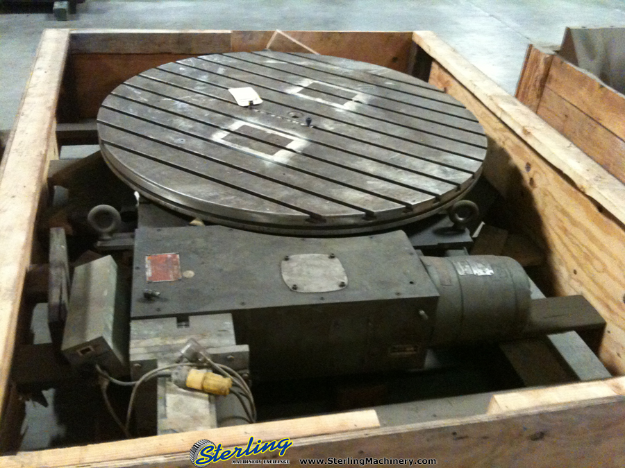 Used W.B. Knight Powered Rotary Table Sterling Machinery