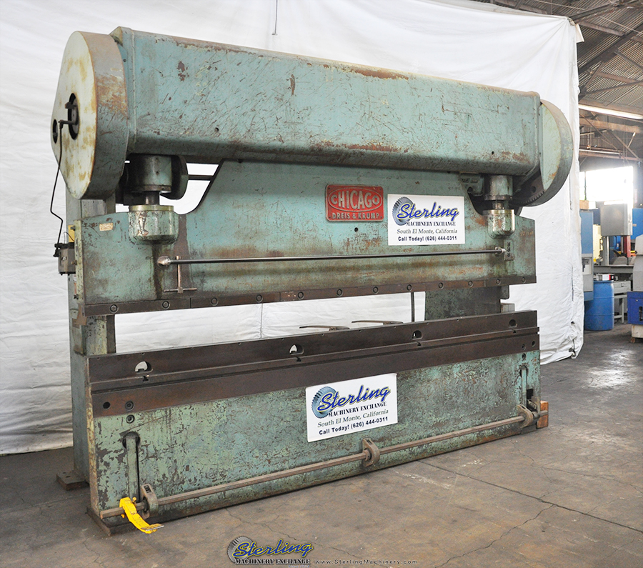 Used Chicago Mechanical Clutch Press Brake Sterling Machinery