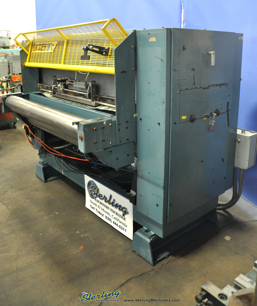 Used Samco Full Beam Die Cutting Clicker Press Machine For Use With