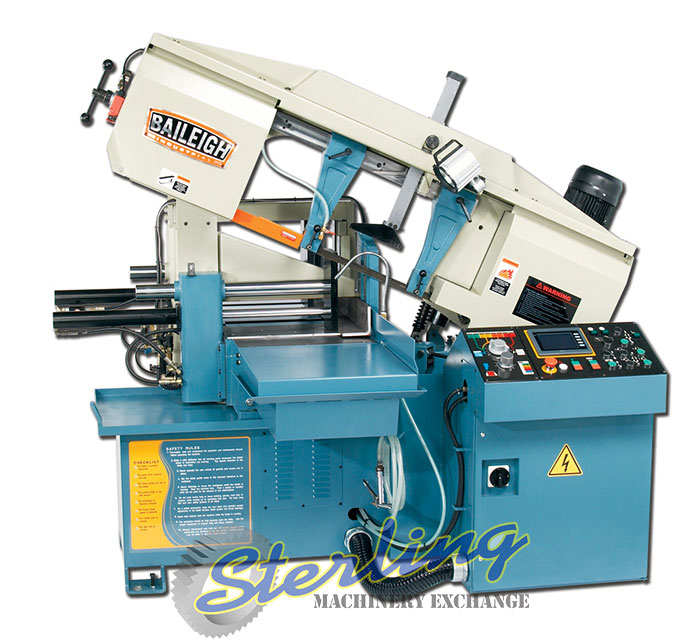 Brand New Baileigh Horizontal Automatic Metal Cutting Band Saw with