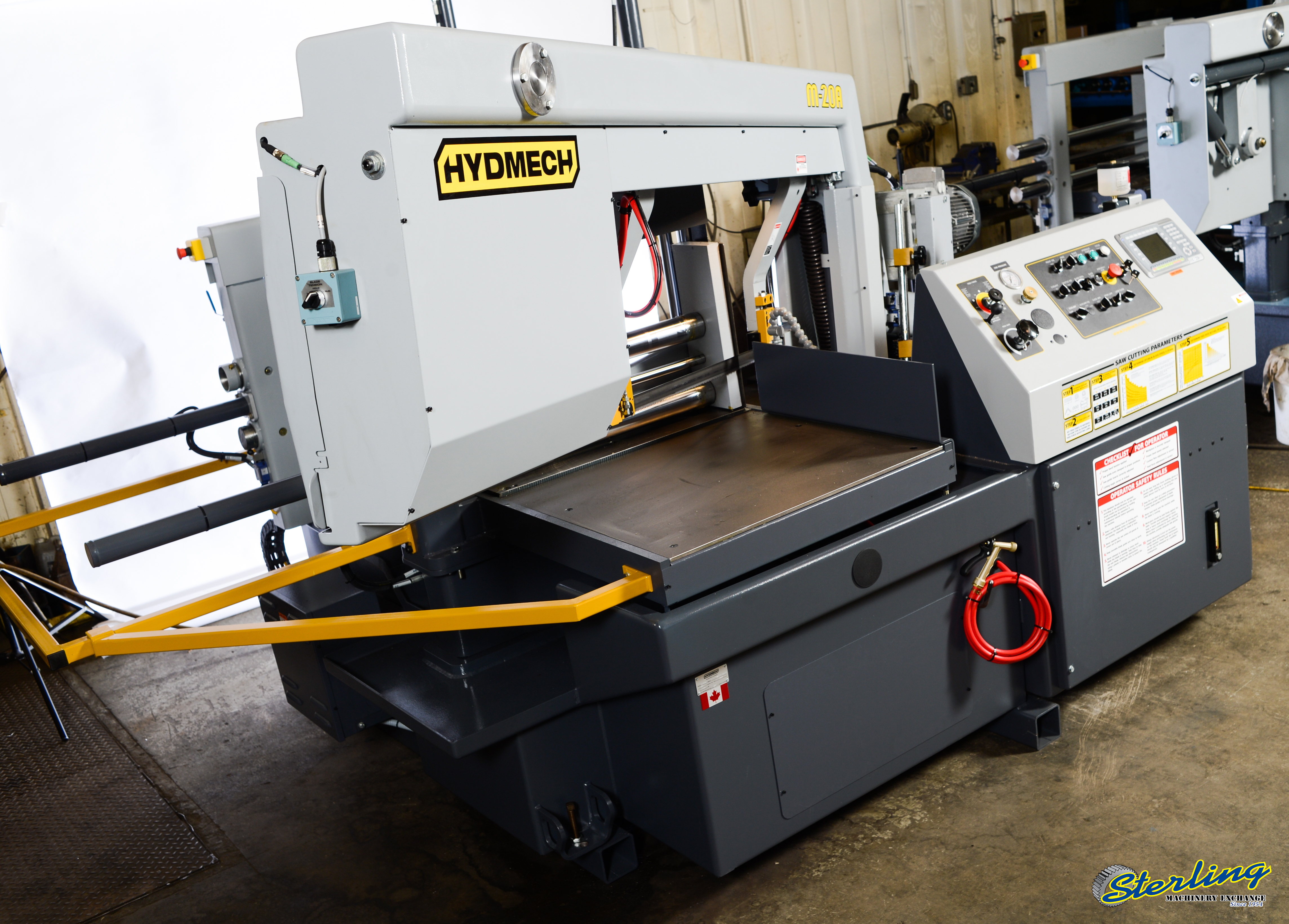 Brand New Hydmech Automatic Dual Post Horizontal Band Saw with 10' Bar