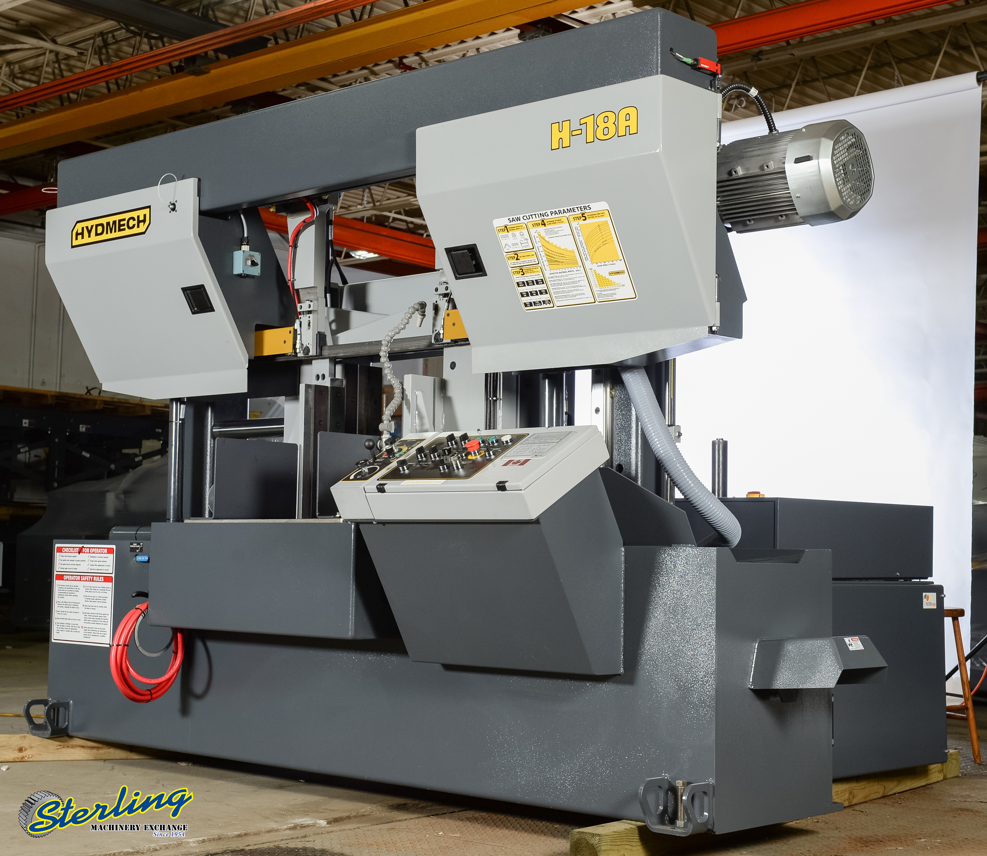 Brand New Hydmech Automatic Dual Post Horizontal Band Saw Sterling
