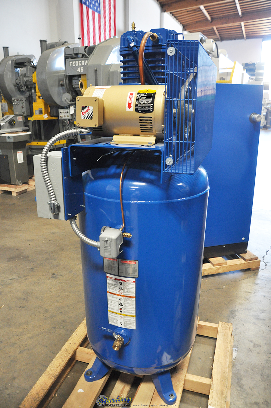 Brand New Quincy Reciprocating VERTICAL Air Compressor Air