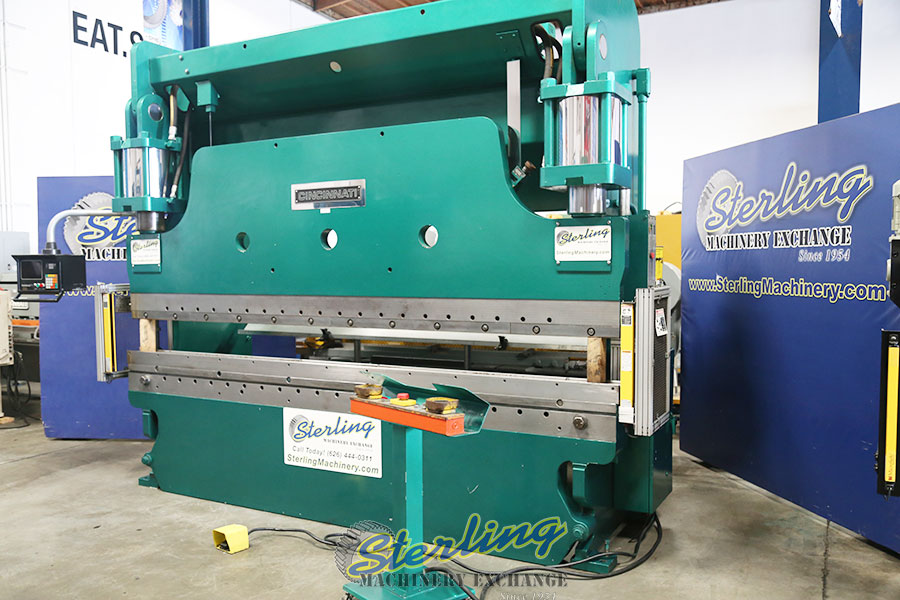 Used Cincinnati CNC Hydraulic Press Brake With New Seals and Rechromed