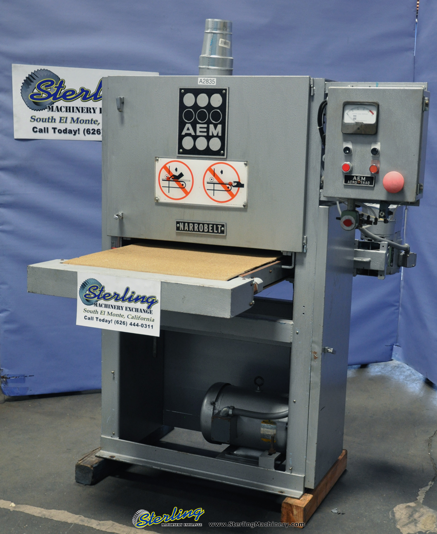 Used AEM Wide Belt Wood Sander