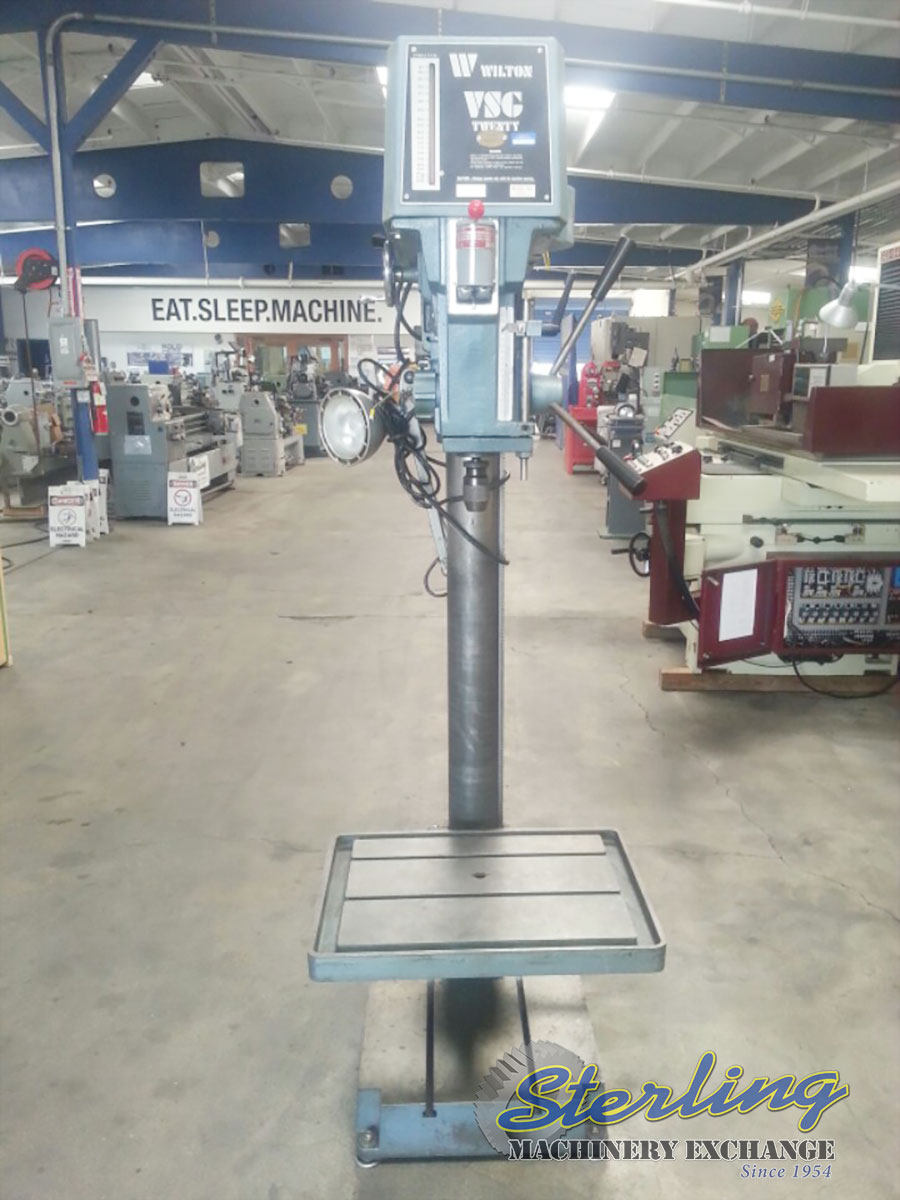 Used Wilton Variable Speed Floor Drill Press Sterling Machinery