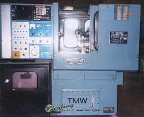 Used-MICRO STAR 10-YUASA MICRO STAR 10, CNC GANG TOOL LATHE-10144-4921-02