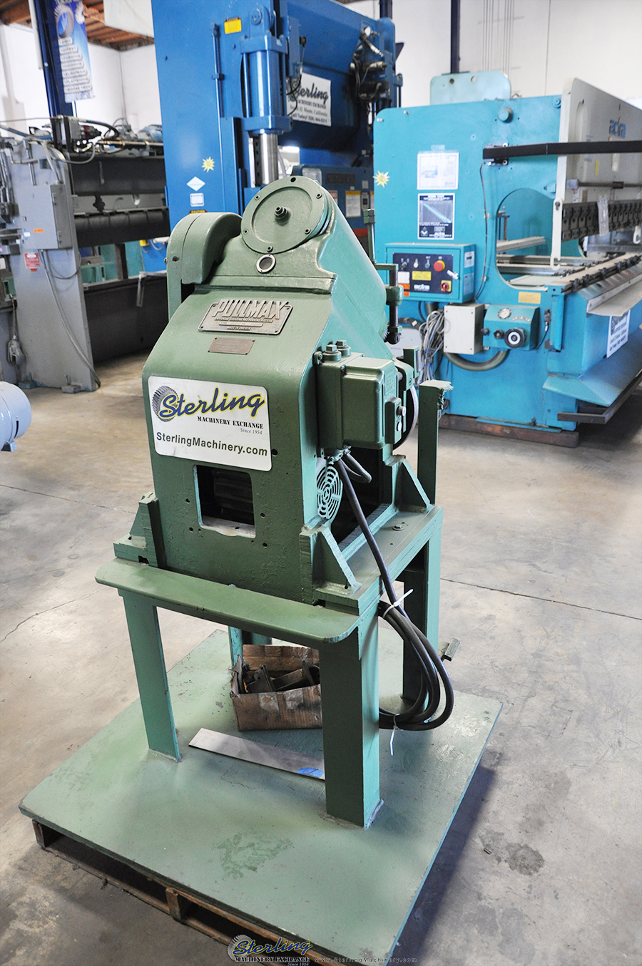 For Sale Used Pullmax Universal Shearing & Forming Machine, Mdl. X837.5, Adjustable Hold Down