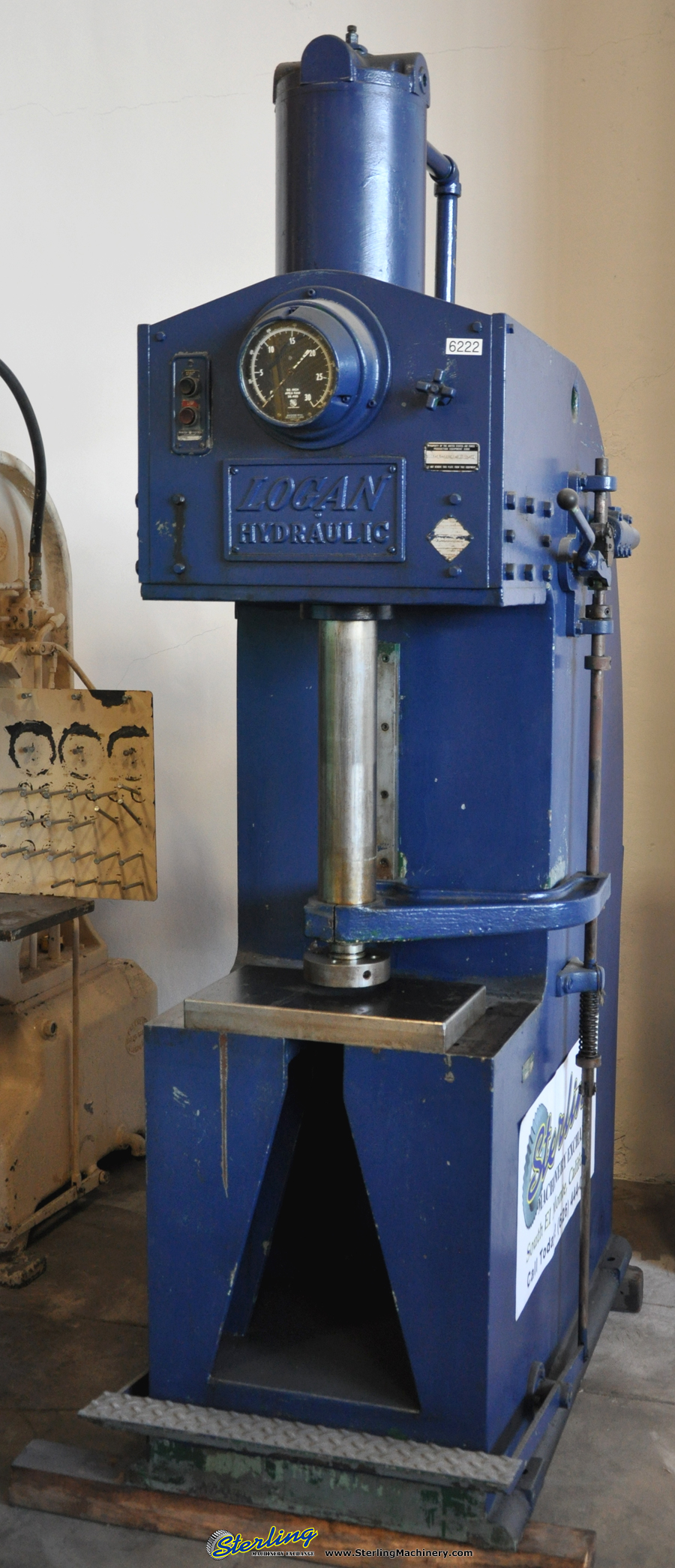 Used Logan Hydraulic Press Sterling Machinery