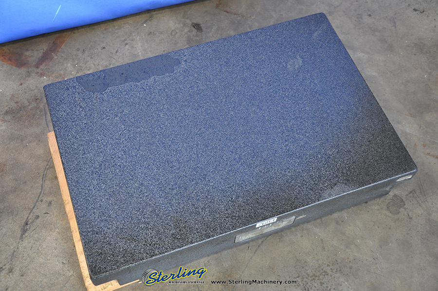 Used Western Granite Surface Plate Surface Plates Sterling Machinery
