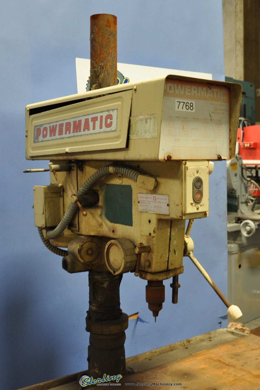 For Sale 15" Used Powermatic Drill Press, Mdl. 1150, () 7768 Sterling
