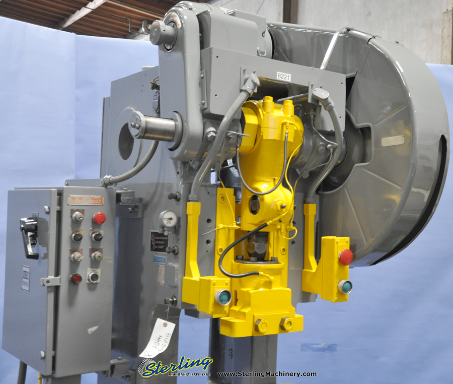 For Sale 35 Ton x 3" Used Bliss OBI Air Clutch Punch Press, Mdl. C35