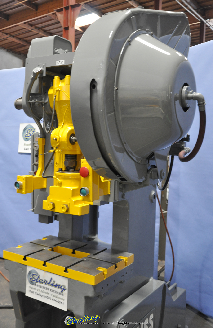 For Sale 35 Ton x 3" Used Bliss OBI Air Clutch Punch Press, Mdl. C35