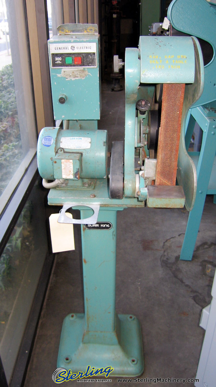 Burr King Belt Sander Sanders Sterling Machinery