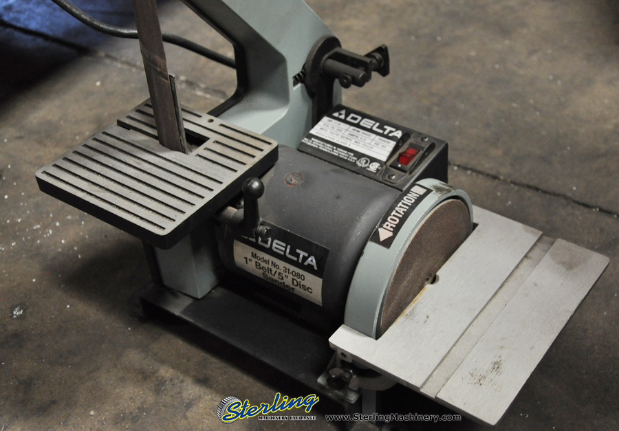 For Sale 1" x 5" Used Delta Belt & Disc Sander, Mdl. 31080, () 8613
