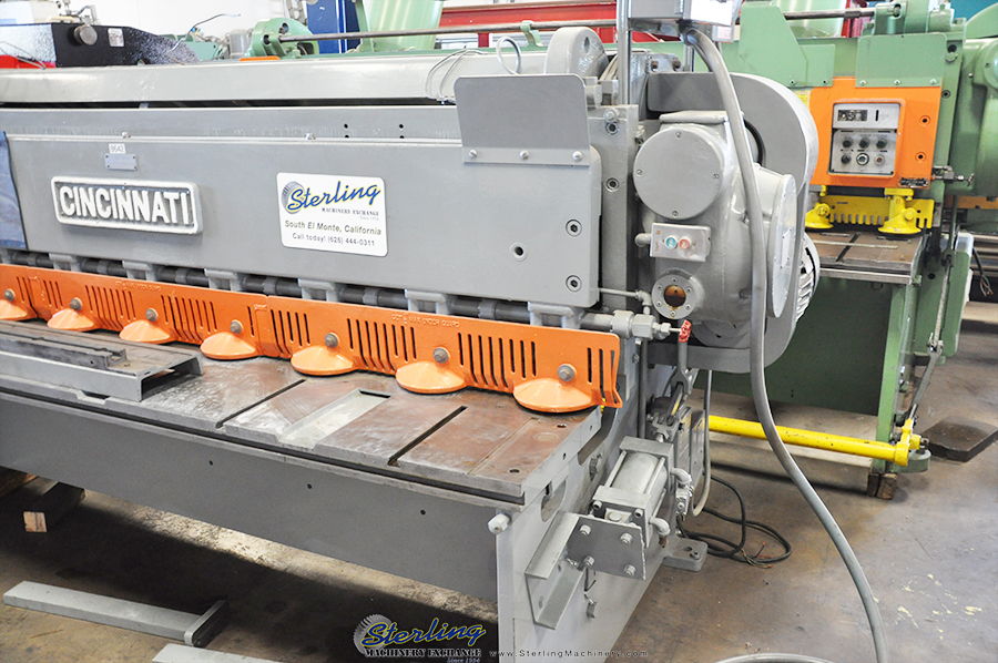 Used Cincinnati Power Shear Sterling Machinery