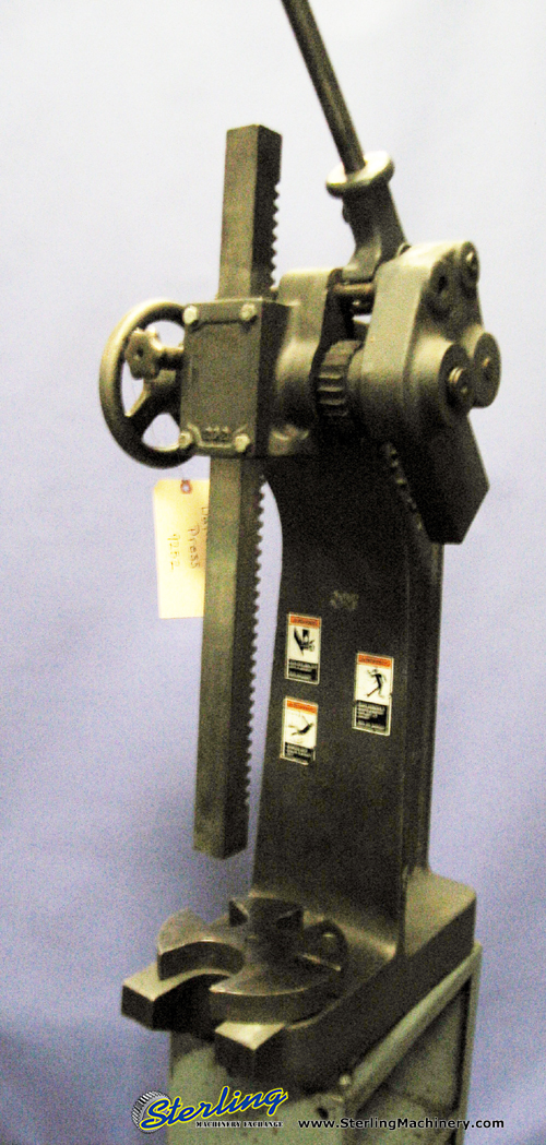For Sale 6 Ton Dake Compund Ratchet Arbor Press, Mdl. 2 1/21, 9252