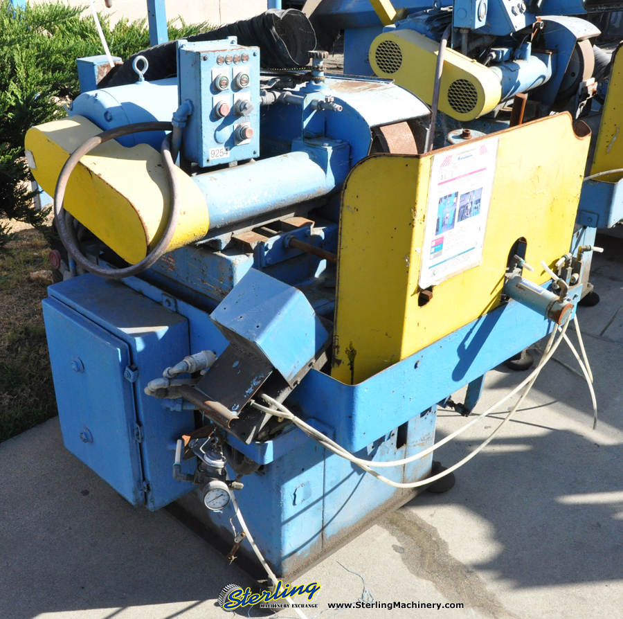 For Sale 4" x 90" Used Hammond Horizontal Belt Sander, Mdl. OD 2D, Pass Thru Operation9254