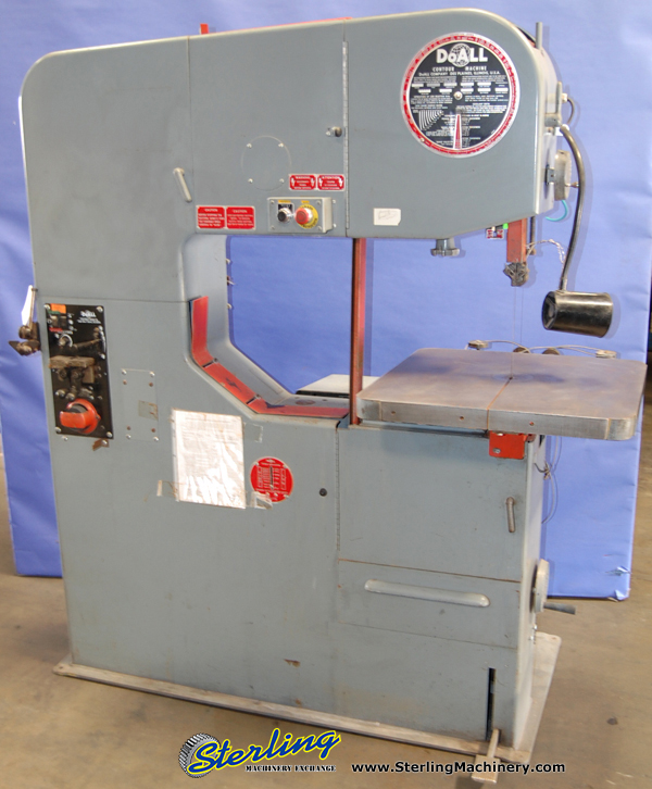 Used DoAll Vertical Band Saw Vertical Bandsaw Saws Sterling Machinery