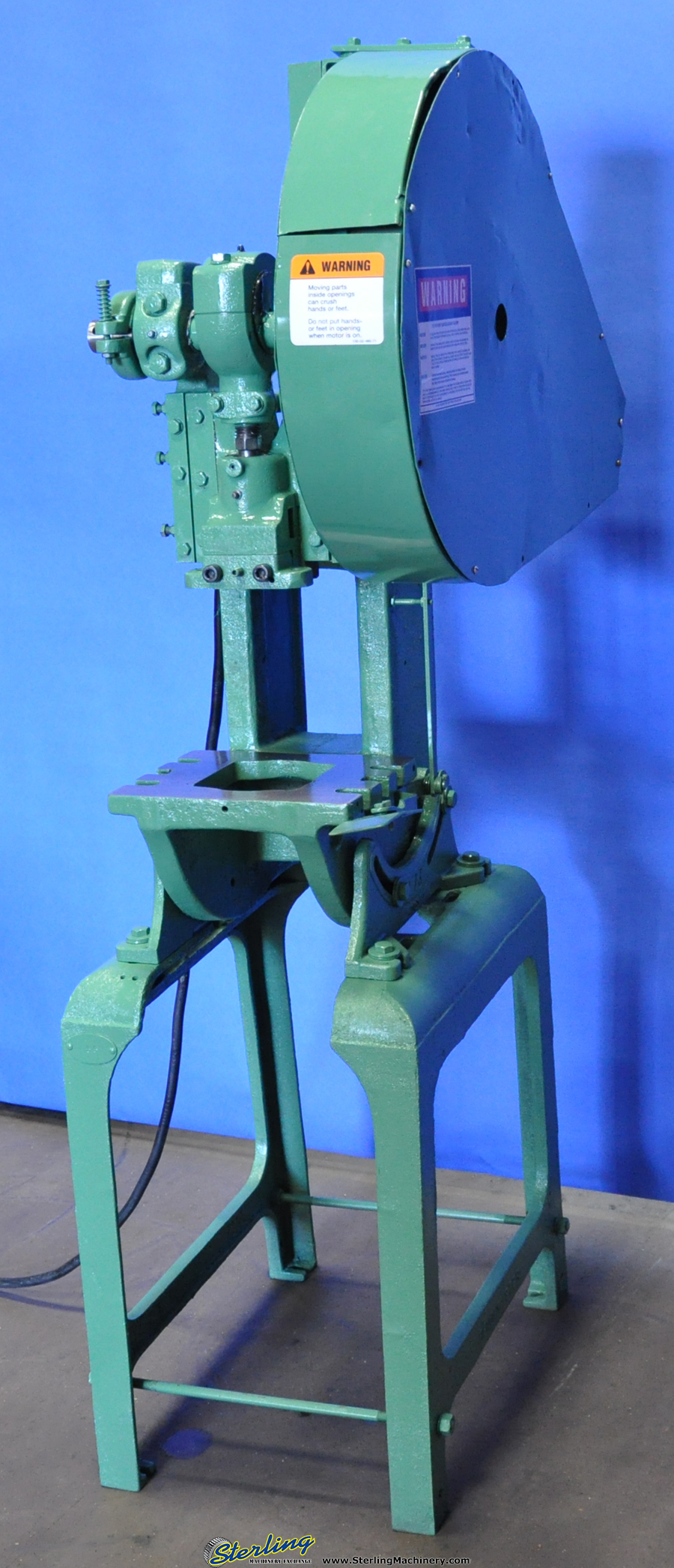 Used Benchmaster OBI Punch Press O.B.I. Flywheel Type Single Crank