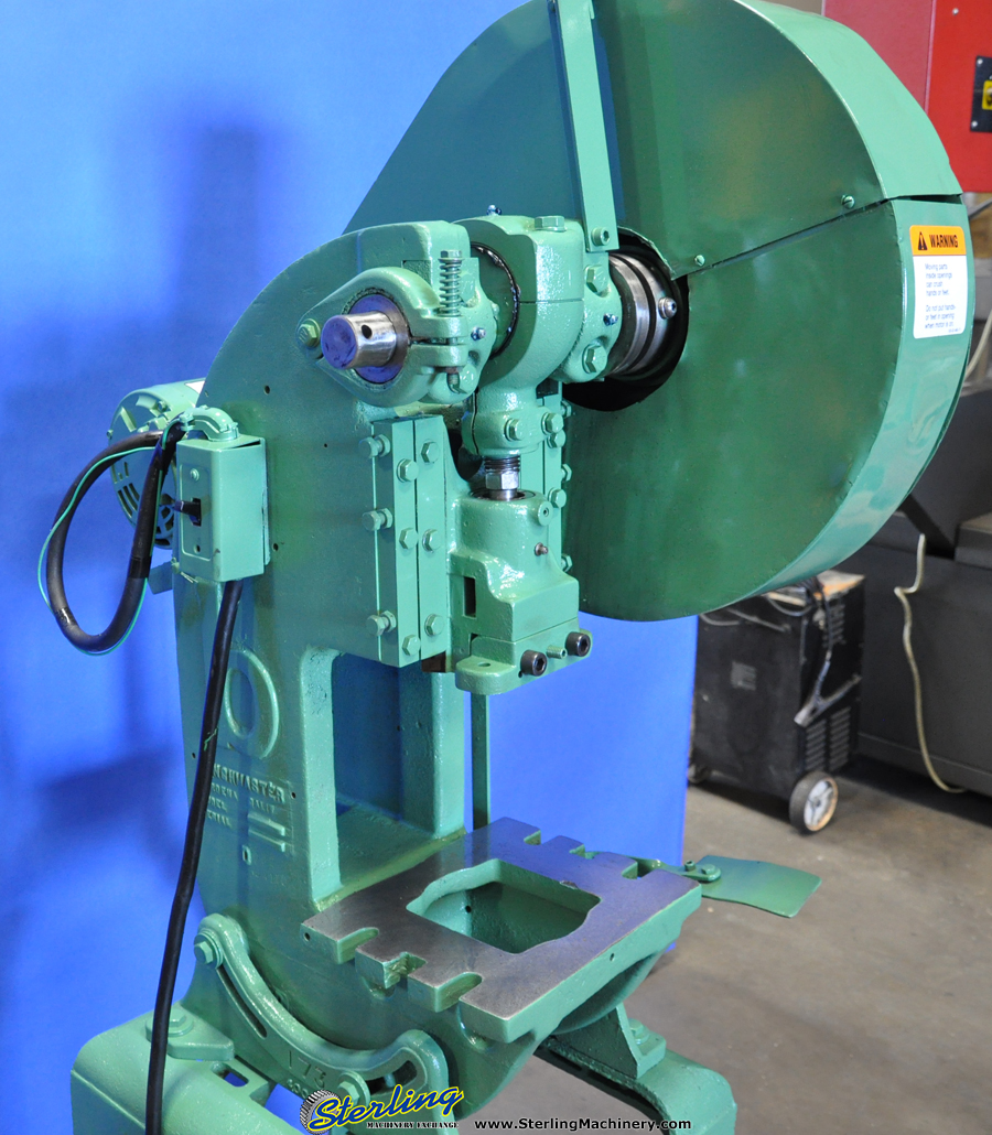 Used Benchmaster OBI Punch Press O.B.I. Flywheel Type Single Crank