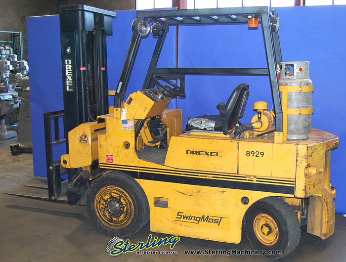 For Sale 4,000 LBS. Used Drexel Swing Mast Forklift, Mdl. R40SL L