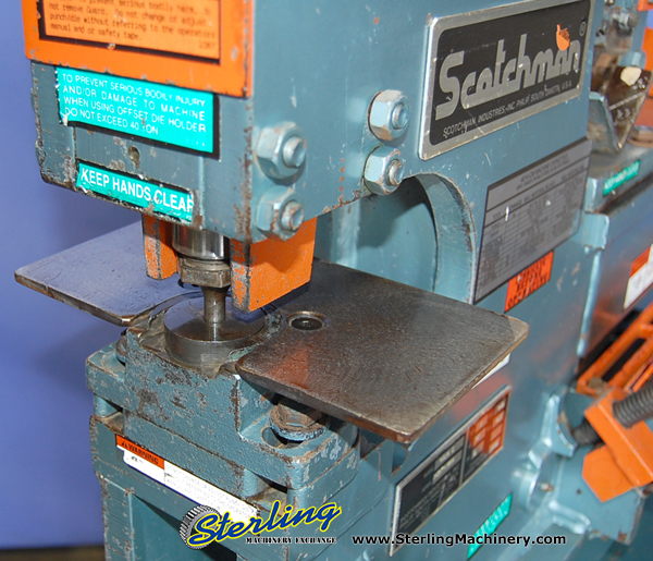 For Sale 40 Ton Scotchman Hydraulic Ironworker, Mdl. 4014C,12" Brake