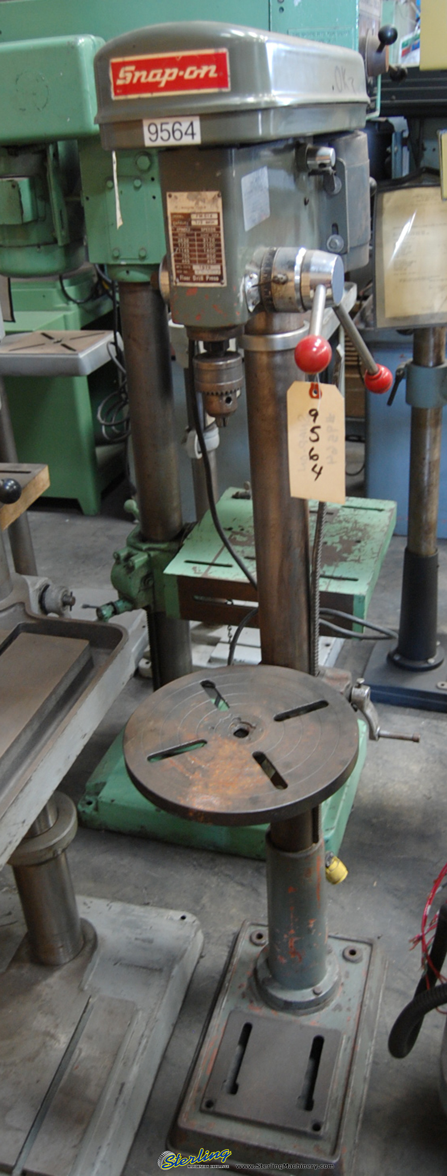 Used Snap-On Floor Drill Press Sterling Machinery