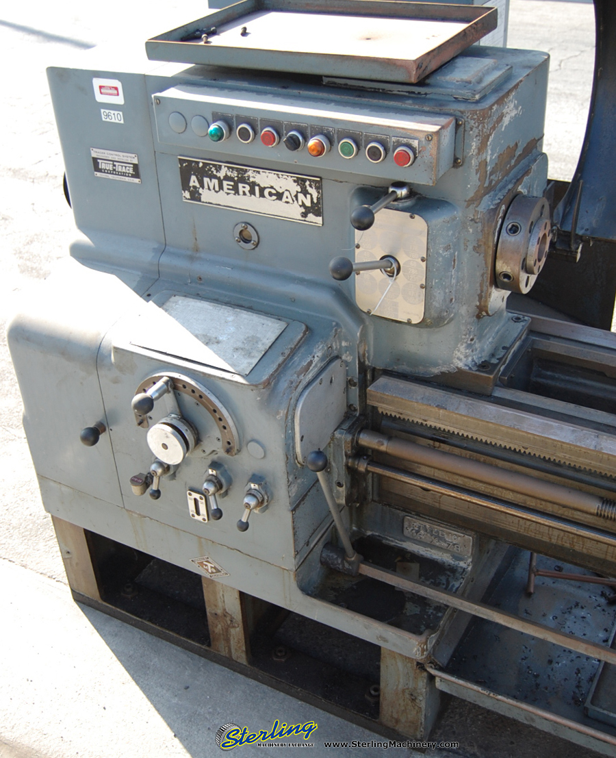 Used-Used American Engine Lathe-STYLE C 1678-9610-01