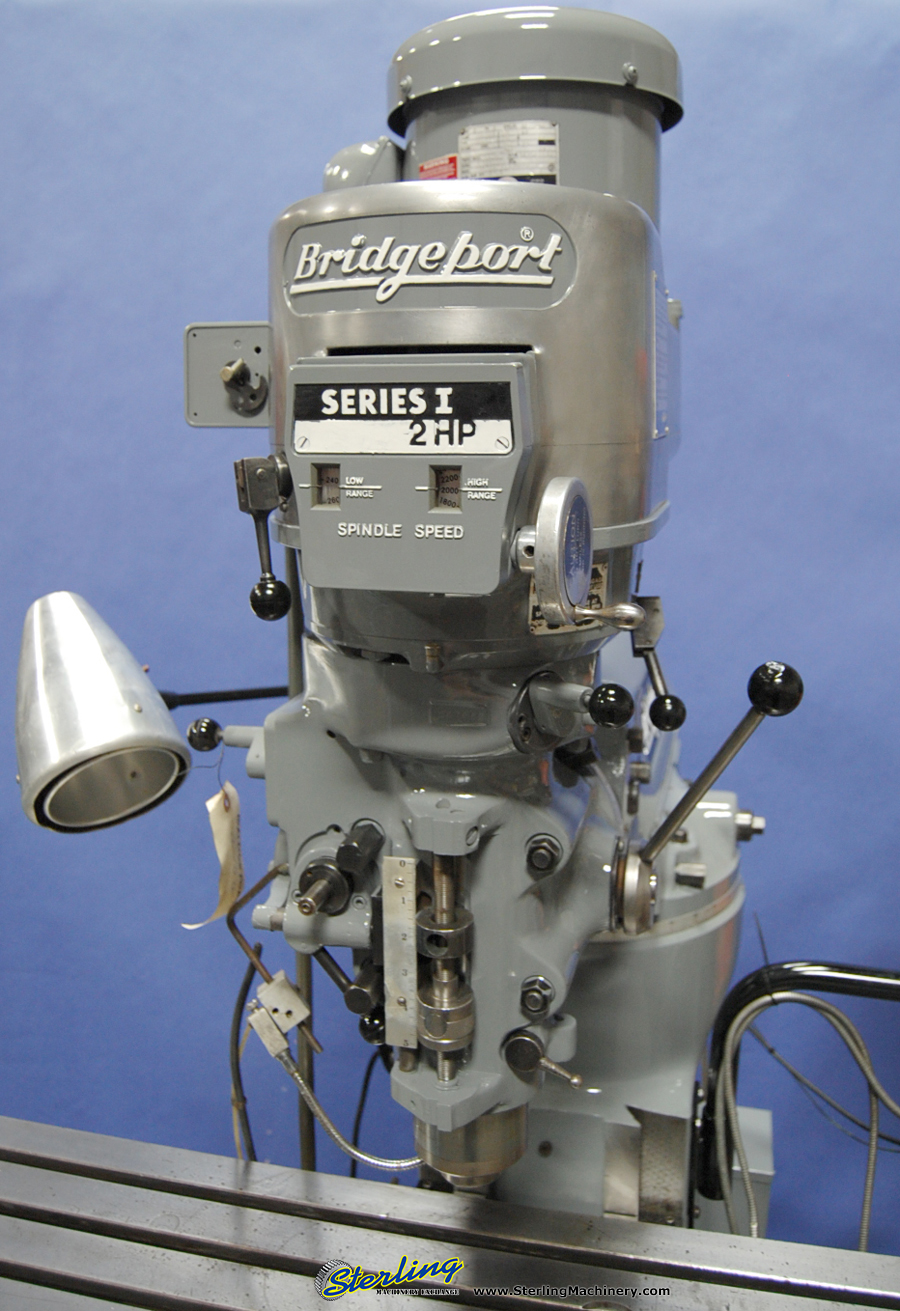 For Sale: 9 quot x 48 quot Used Bridgeport Vertical Mill Mdl Series 1 Acu