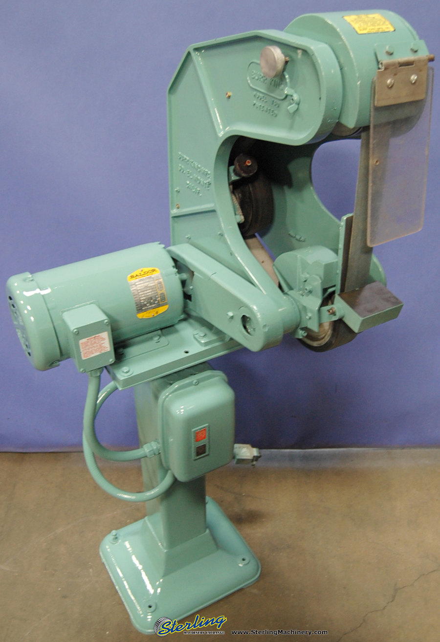 For Sale 1 1/2" Used Burr King Belt Sander, Mdl. 760,Tool Rest9718
