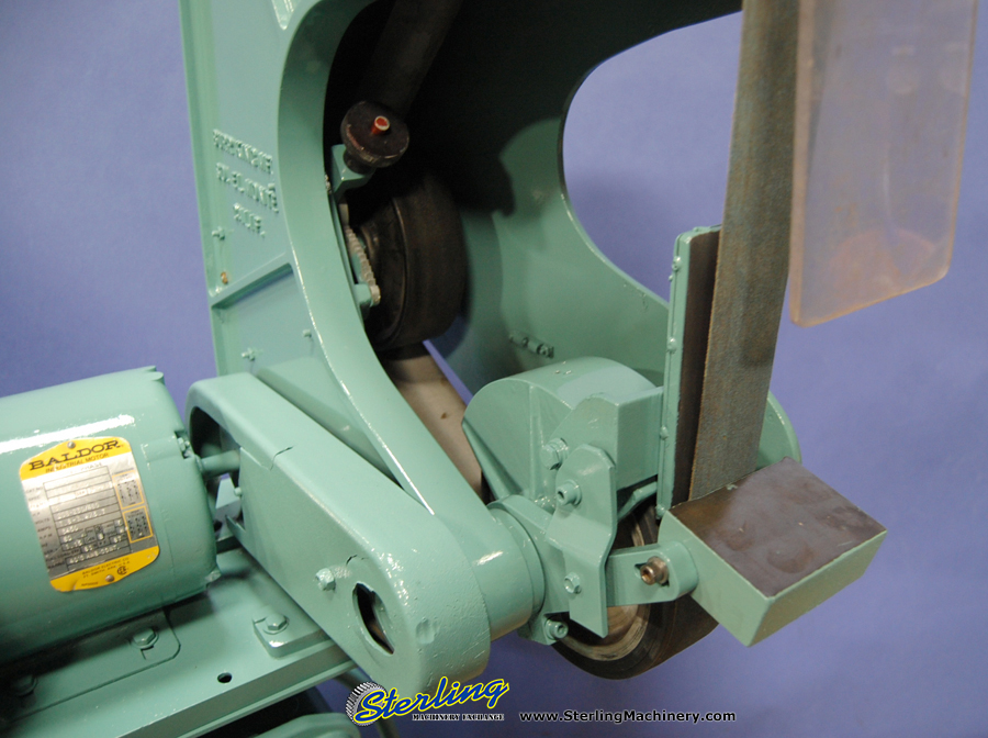 For Sale 1 1/2" Used Burr King Belt Sander, Mdl. 760,Tool Rest9718