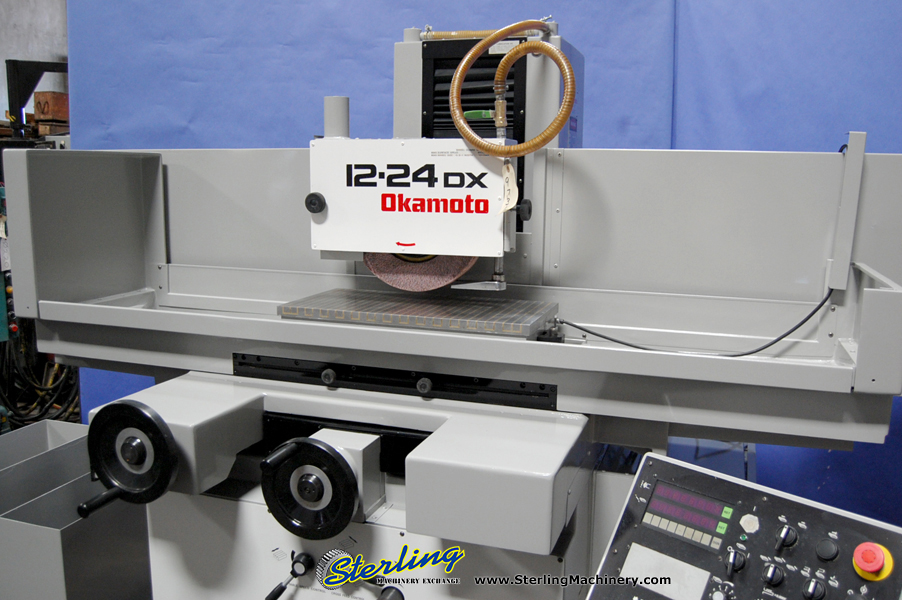 For Sale 12" x 24" Used Okamoto Automatic Surface Grinder, Mdl. ACC