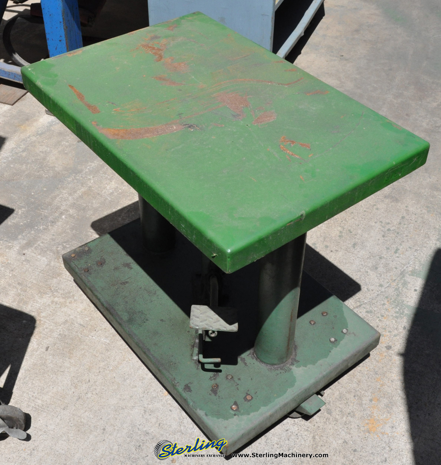 Used Lexco Hydraulic Lift Table Material Handling Equipment Sterling