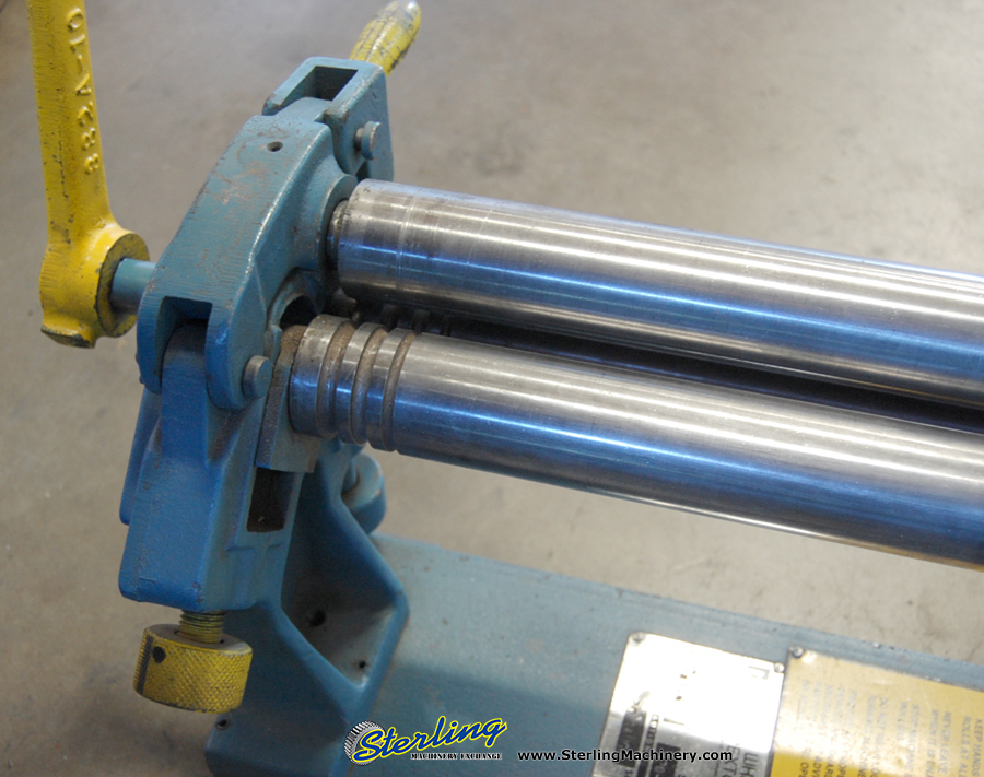 For Sale 20 Ga. x 2' Used Pexto Hand Slip Roll, Mdl. 383D, (1984