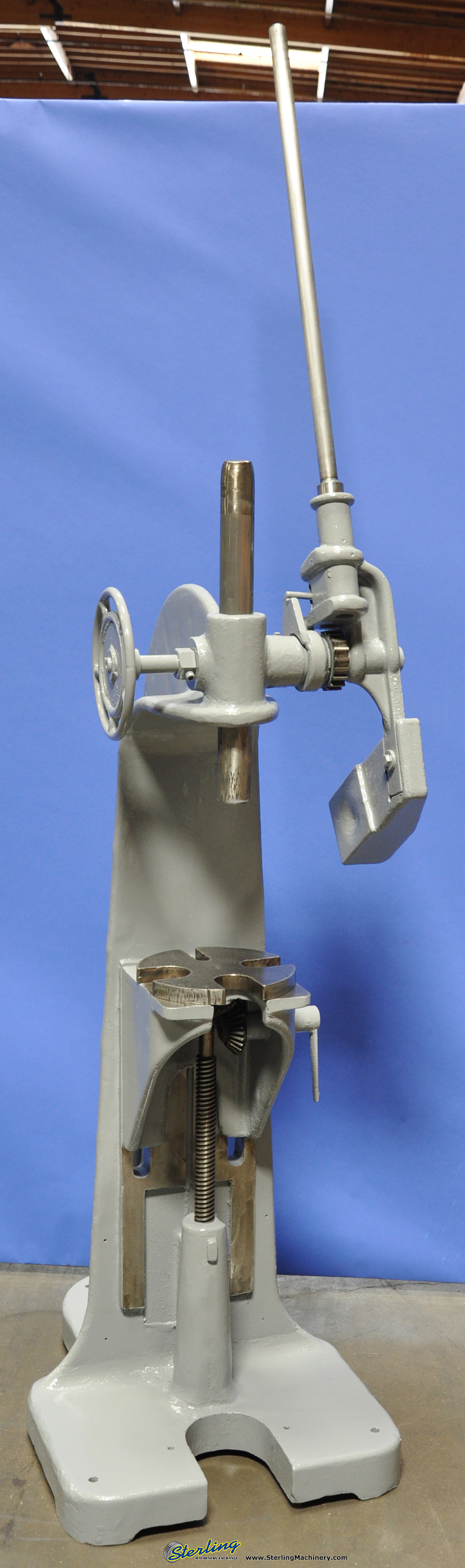 For Sale 7 Ton Used Greenerd Ratchet Arbor Press, Mdl. 4, Table Plate