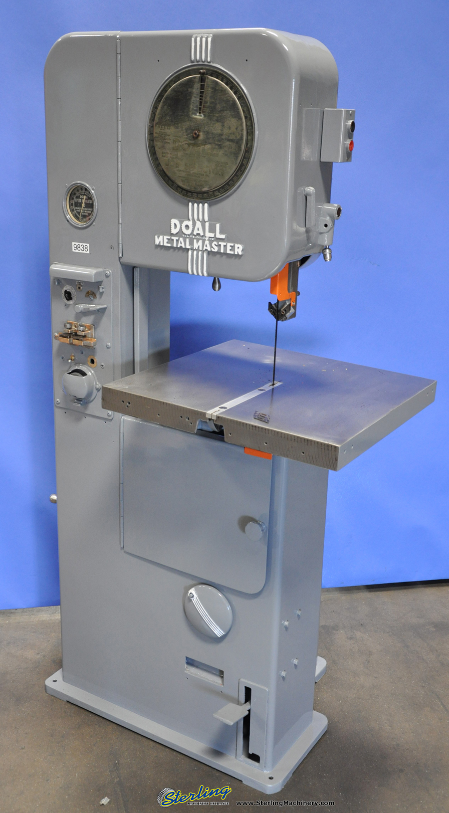Used DoAll Vertical Bandsaw Vertical Bandsaw Saws Sterling Machinery