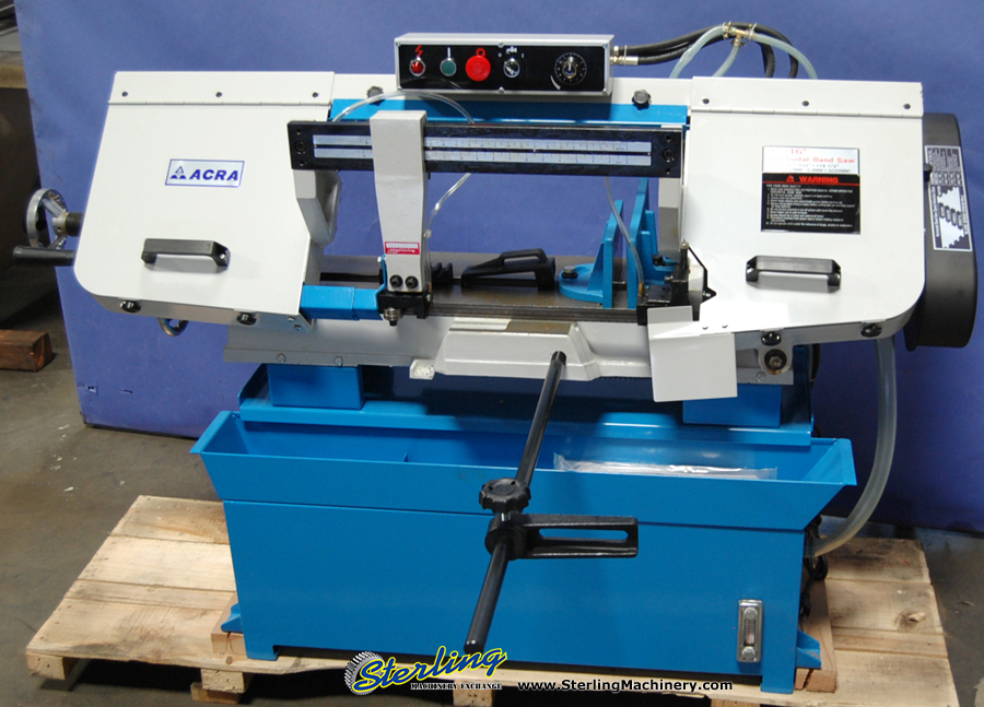 For Sale 9" x 16" New Acra Horizontal Bandsaw, Mdl. HBS 916A, Coolant