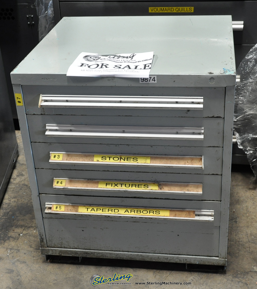 For Sale Used Equipto 5 Drawer 25" x 25" x 3", 1 Drawer 25" x 25" x 4" 9874 Sterling