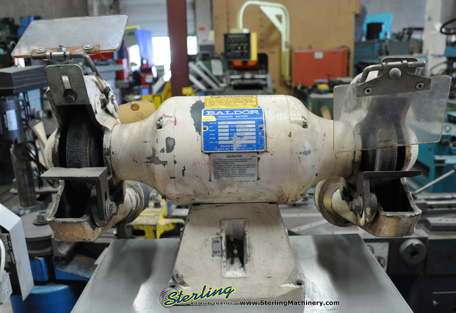 For Sale 8" Used Baldor Bench Grinder, Mdl. 8100W, Eye Shields, Tool