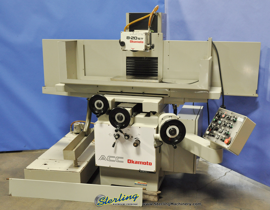 For Sale 8" x 20" Used Okamoto Automatic Surface Grinder, Mdl. ACC 8