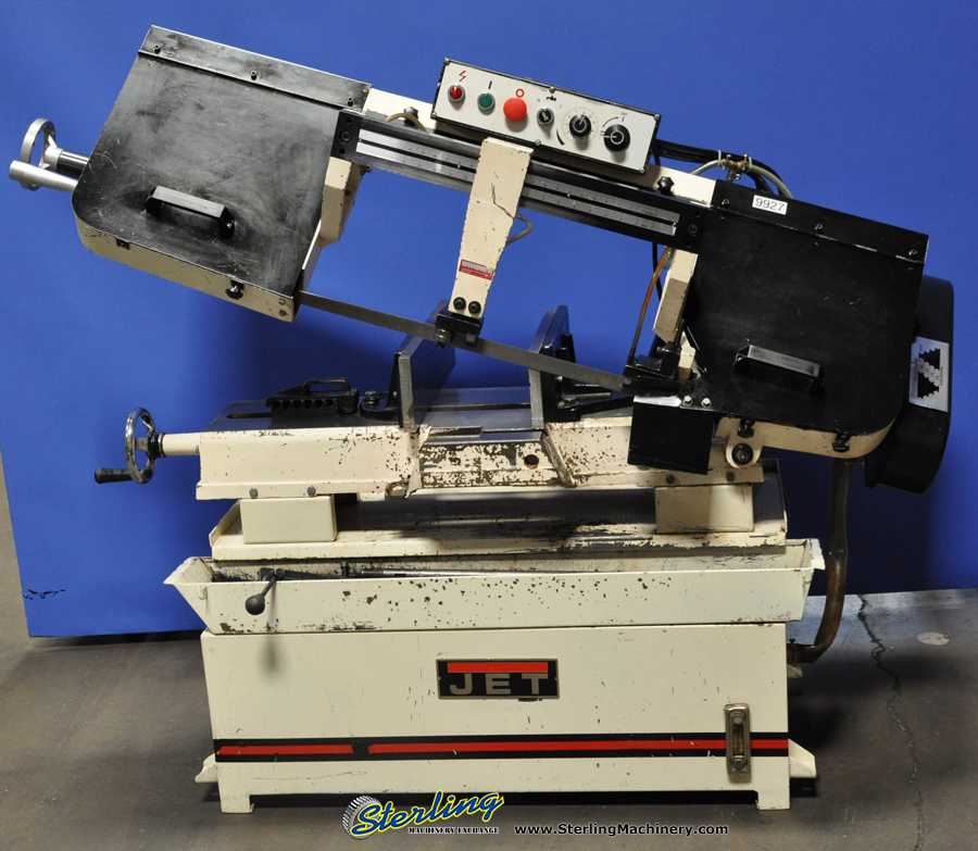 For Sale 9" x 16" Used Jet Horizontal Bandsaw, Mdl. HBS 916W, Single