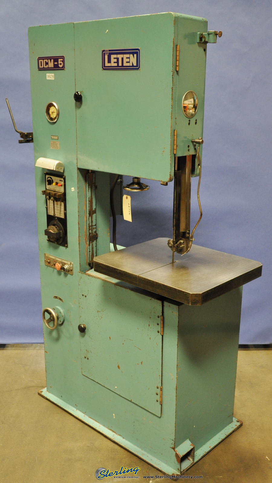 For Sale: 20" Used Leten Vertical Bandsaw, Mdl. DCM- 5, Blade Welder