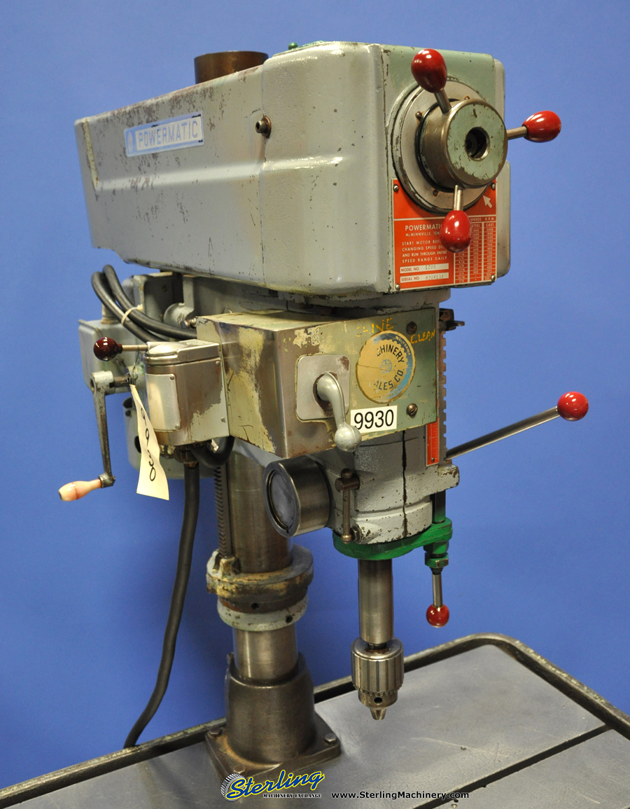 Used Powermatic Drill Press Drills Sterling Machinery
