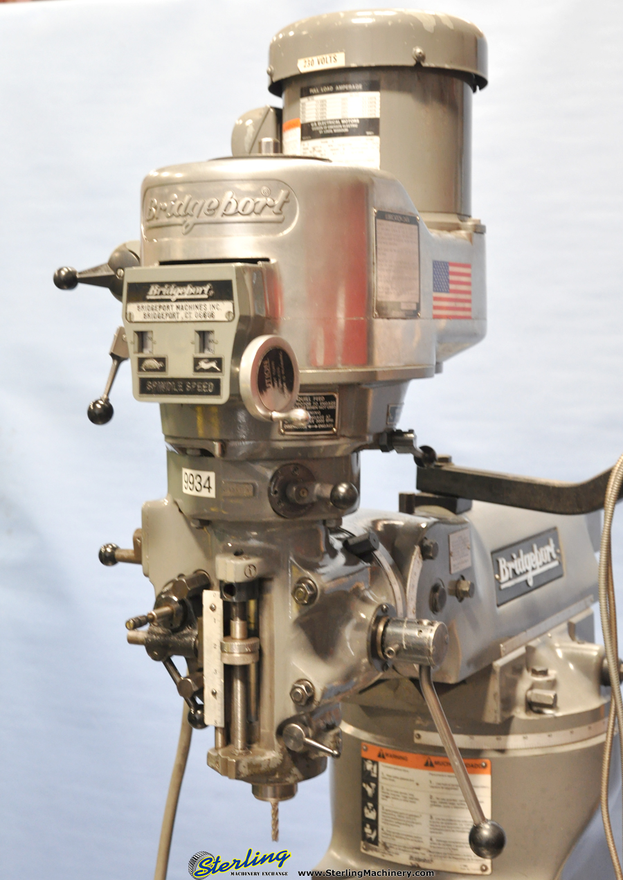 Used Bridgeport Vertical Mill Vertical (Bridgeport Type) Milling