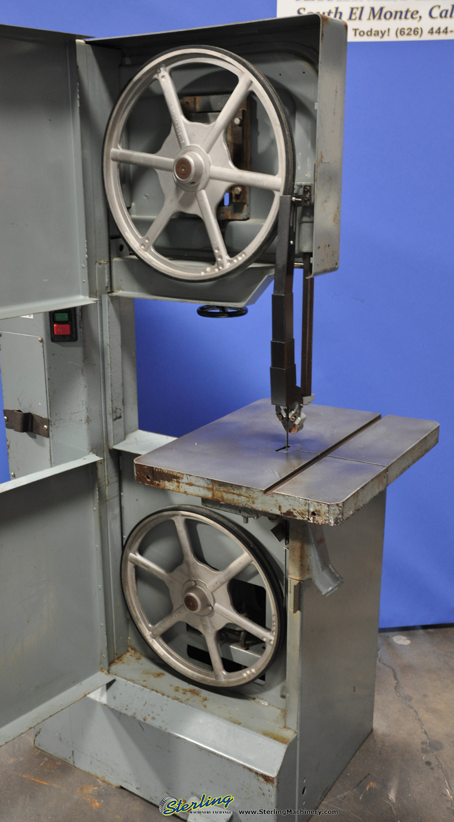 For Sale 20" Delta Vertical Bandsaw, Mdl. 28654, JIC Electrics, Foot