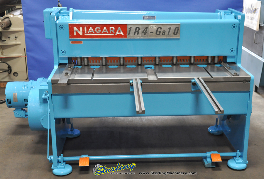 Used Niagara Power Shear Power Squaring Shears (Gauge) 10 GA 20 GA