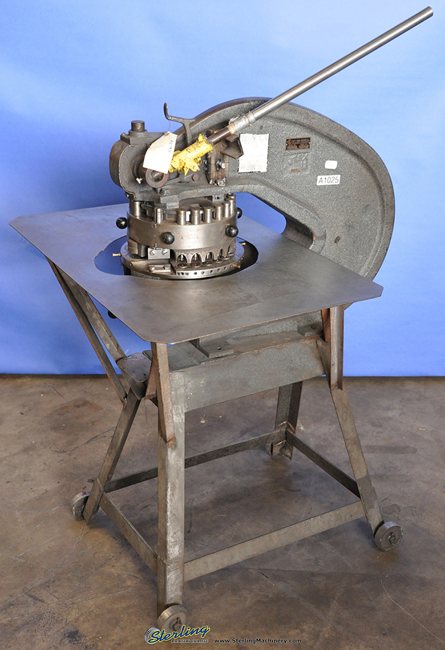 Used Rotex Hand Turret Punch Turret Punches Sterling Machinery