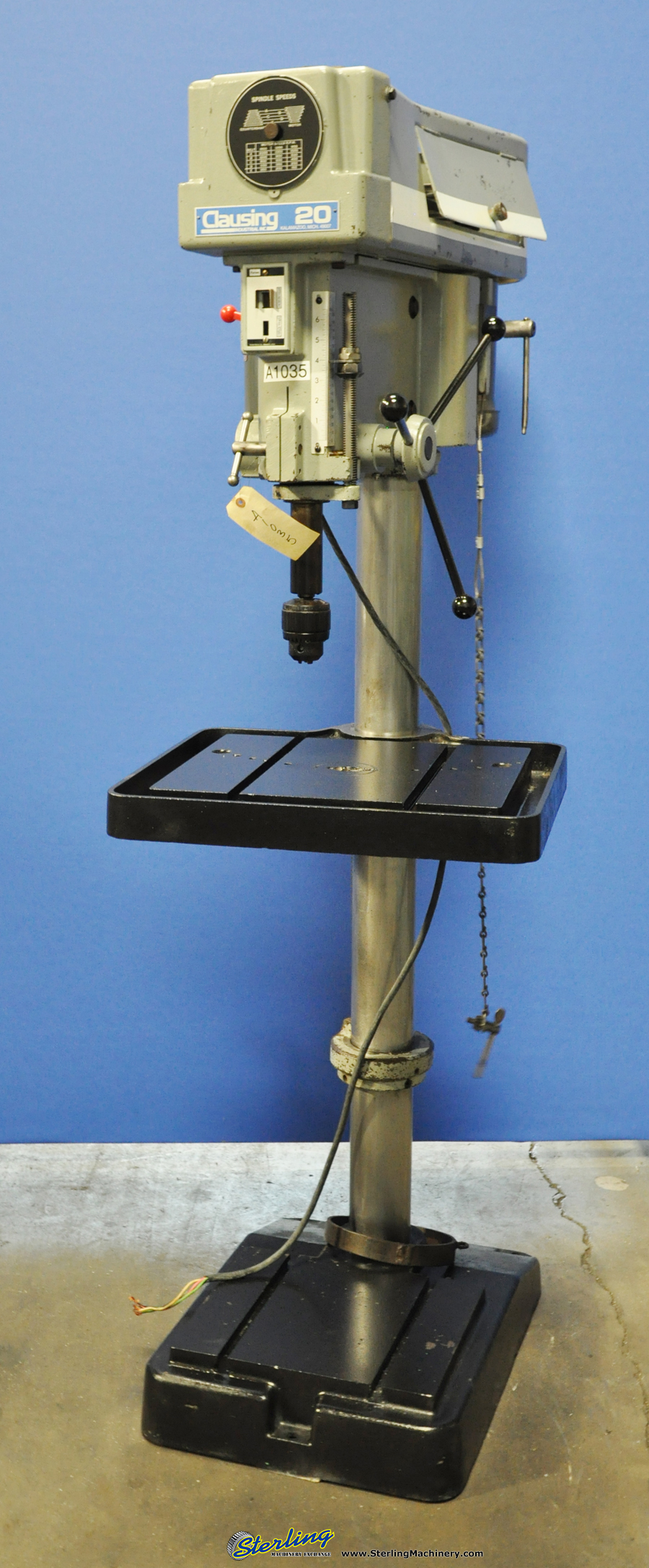 Used Clausing Floor Drill Press Drills Sterling Machinery